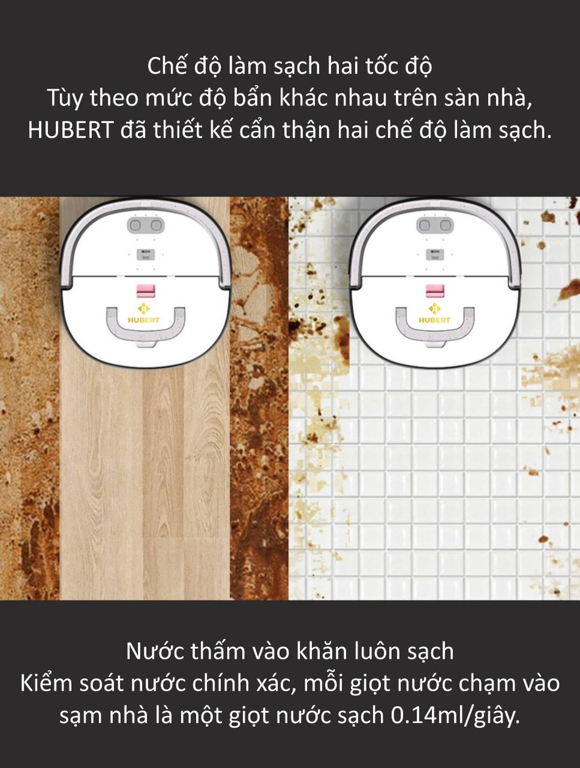 Robot hút bụi Hubert HB-S66 /Chi tiết sản phẩm 4